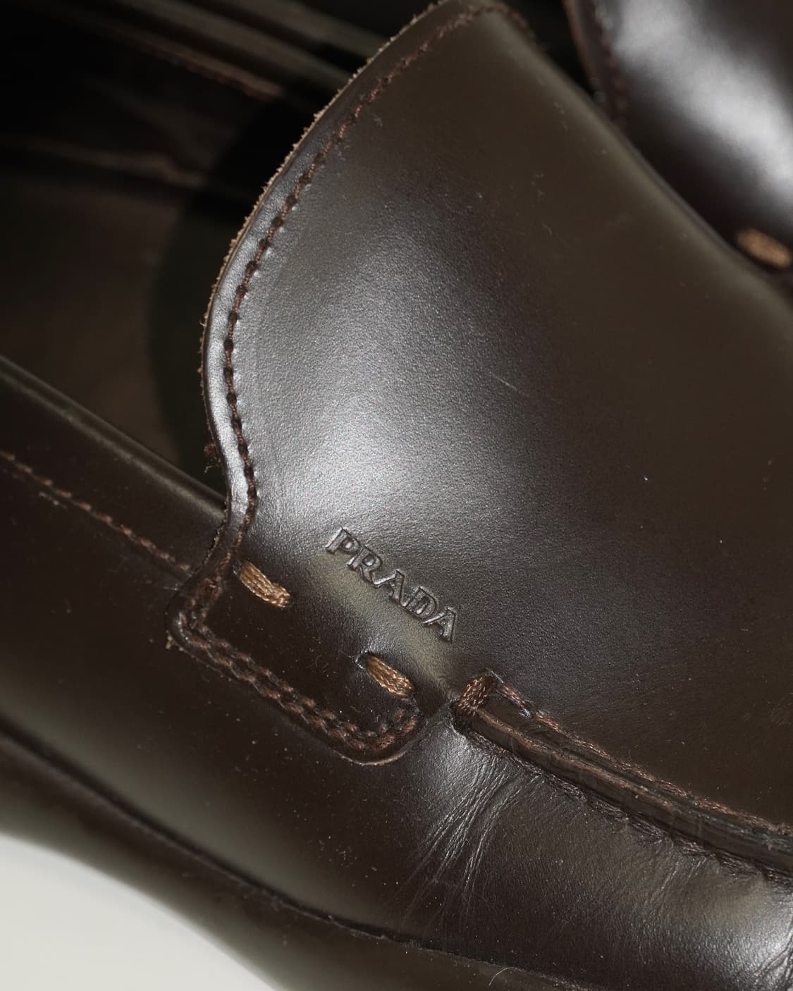 프라다 브라운 로퍼 상품이미지3