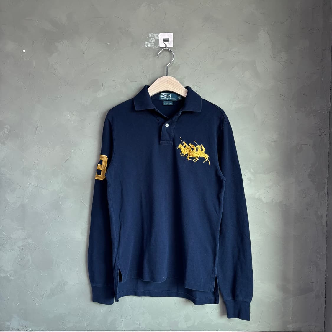 폴로 랄프로렌 빅포니 카라티 롱슬리브 네이비 상품이미지1