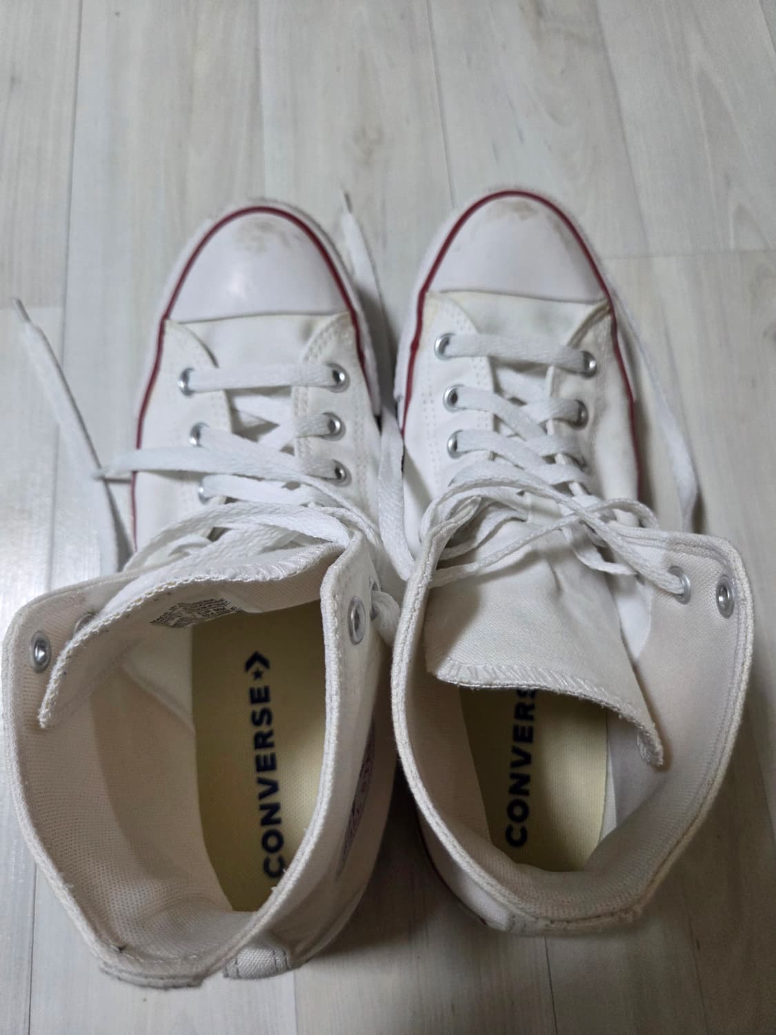 컨버스 척 테일러 올스타 하이 클래식 옵티컬 화이트 275 상품이미지4