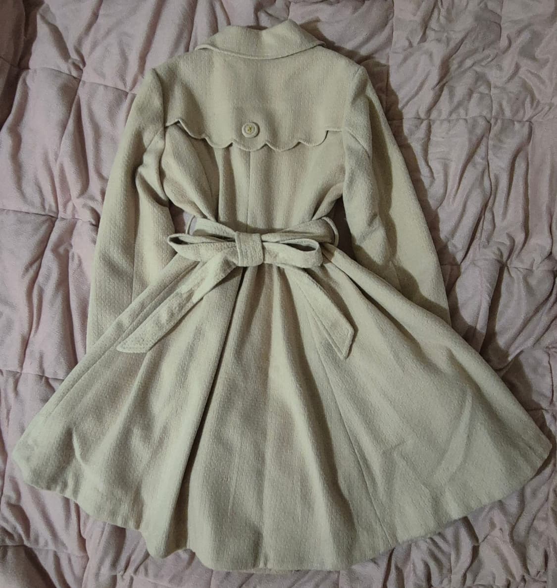 리즈리사 리본 갸루 고전 리본 코트 라떼갸루 히메갸루 핀터깔 유일매물 상품이미지3