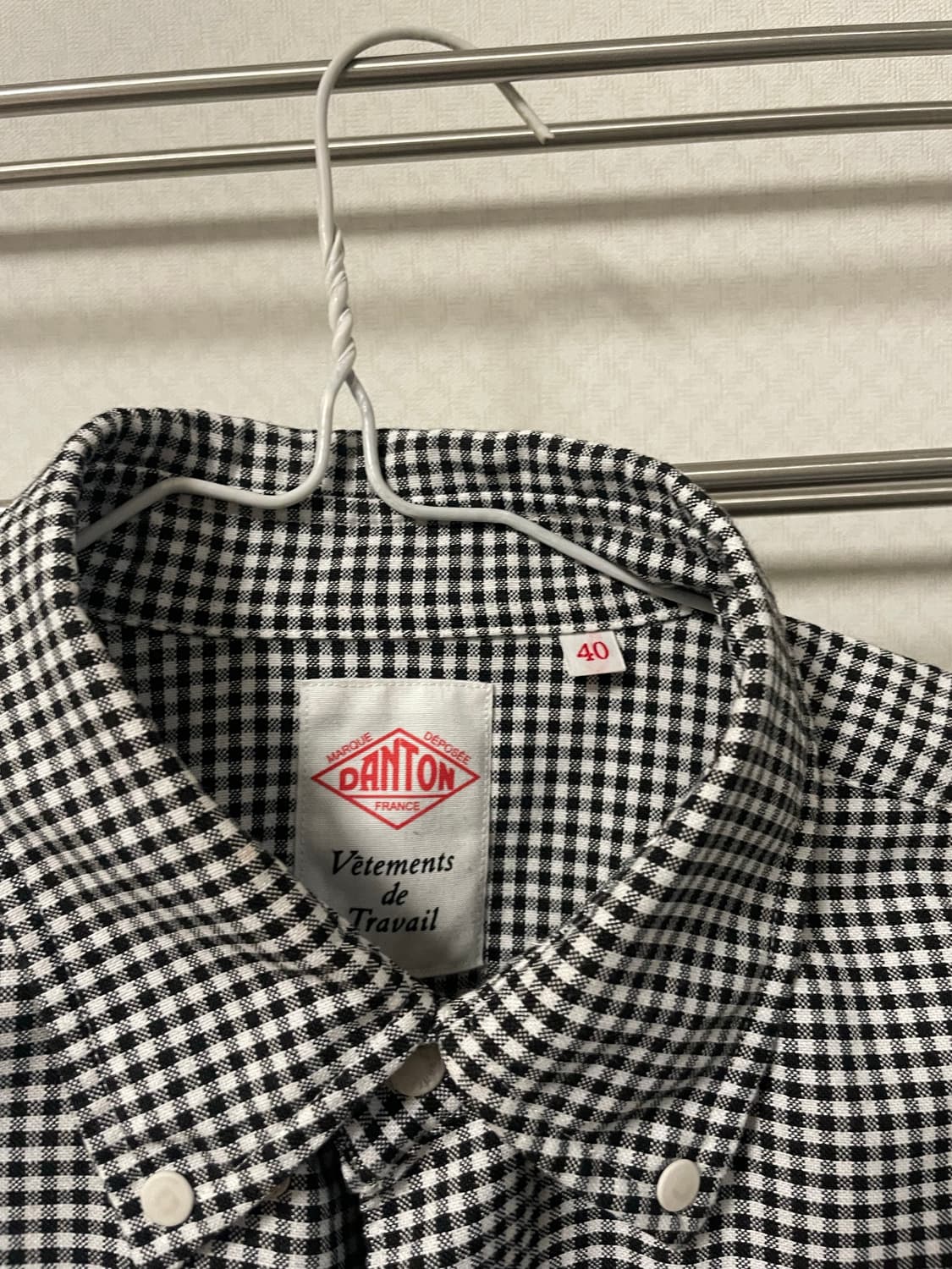 DANTON 단톤 체크 셔츠 상품이미지2