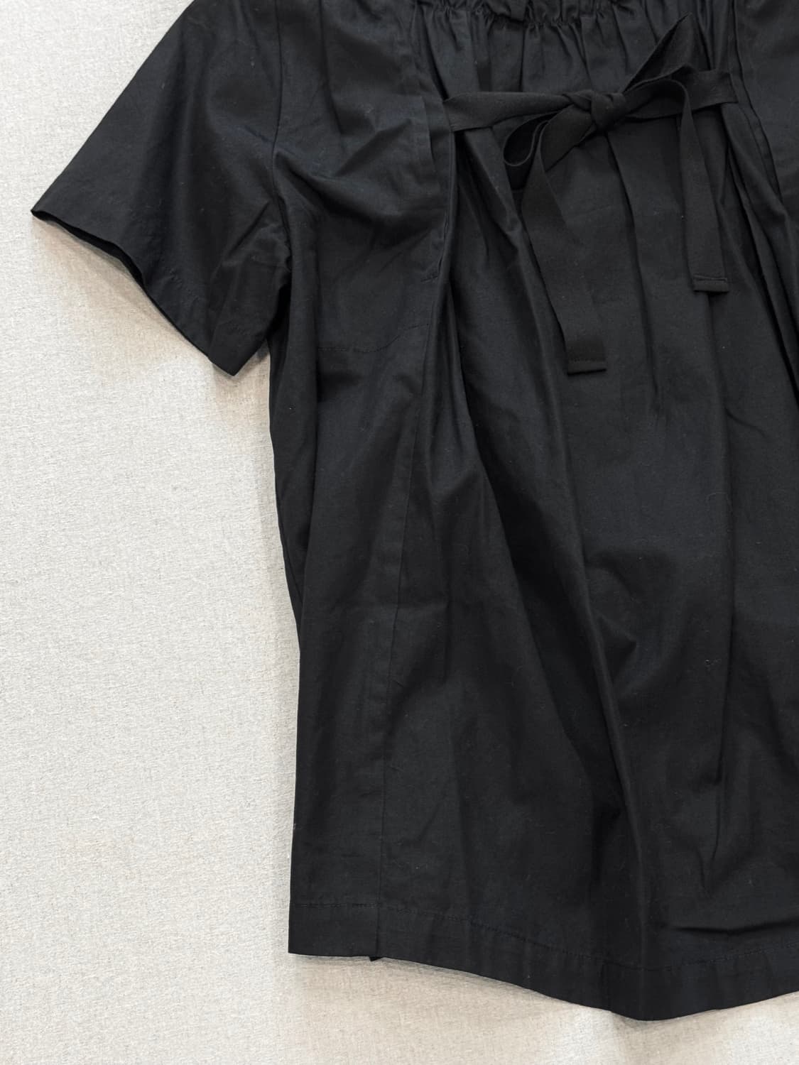 꼼데가르송 robe de chambre 02ss 리본 개더 블라우스 셔츠 상품이미지3