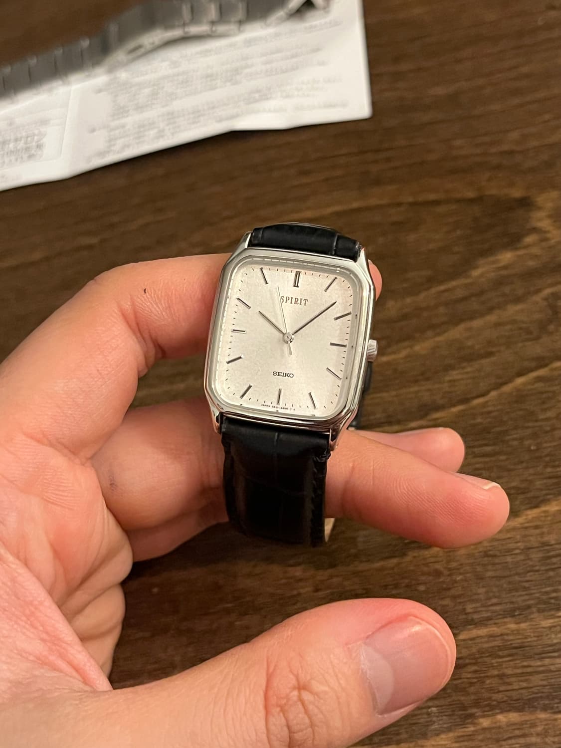 세이코 스피릿(세이코 탱크) 시계 상품이미지4