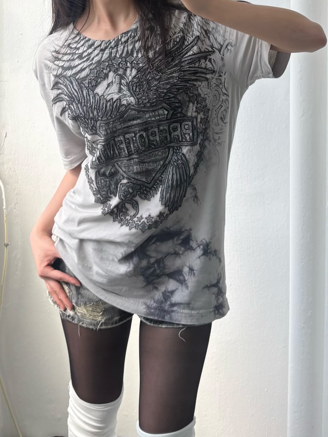 Vintage Prepotent Graphic T-shirt 상품이미지6