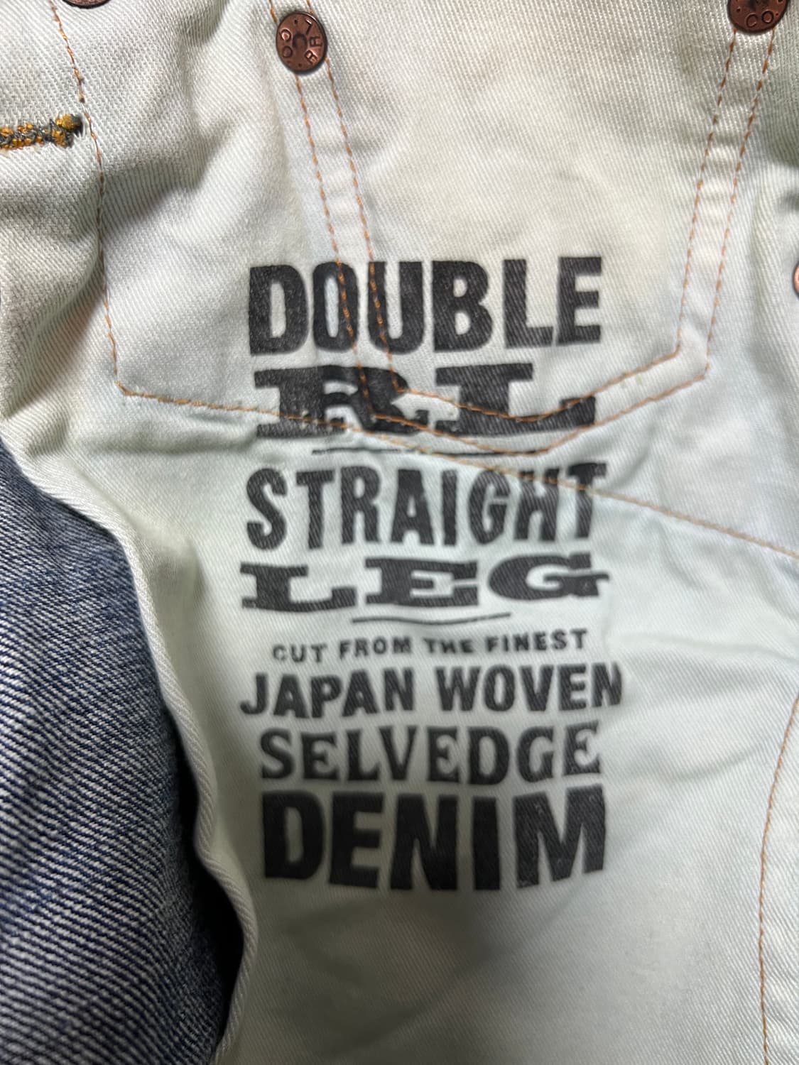 택포30)RRL 더블알엘 스트레이트 핏 힐스뷰 셀비지 데님팬츠 31x30 상품이미지6