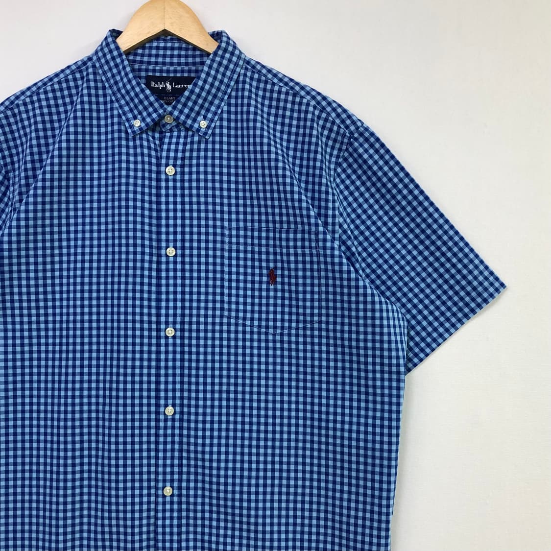 XL 폴로 체크 셔츠 상품이미지1