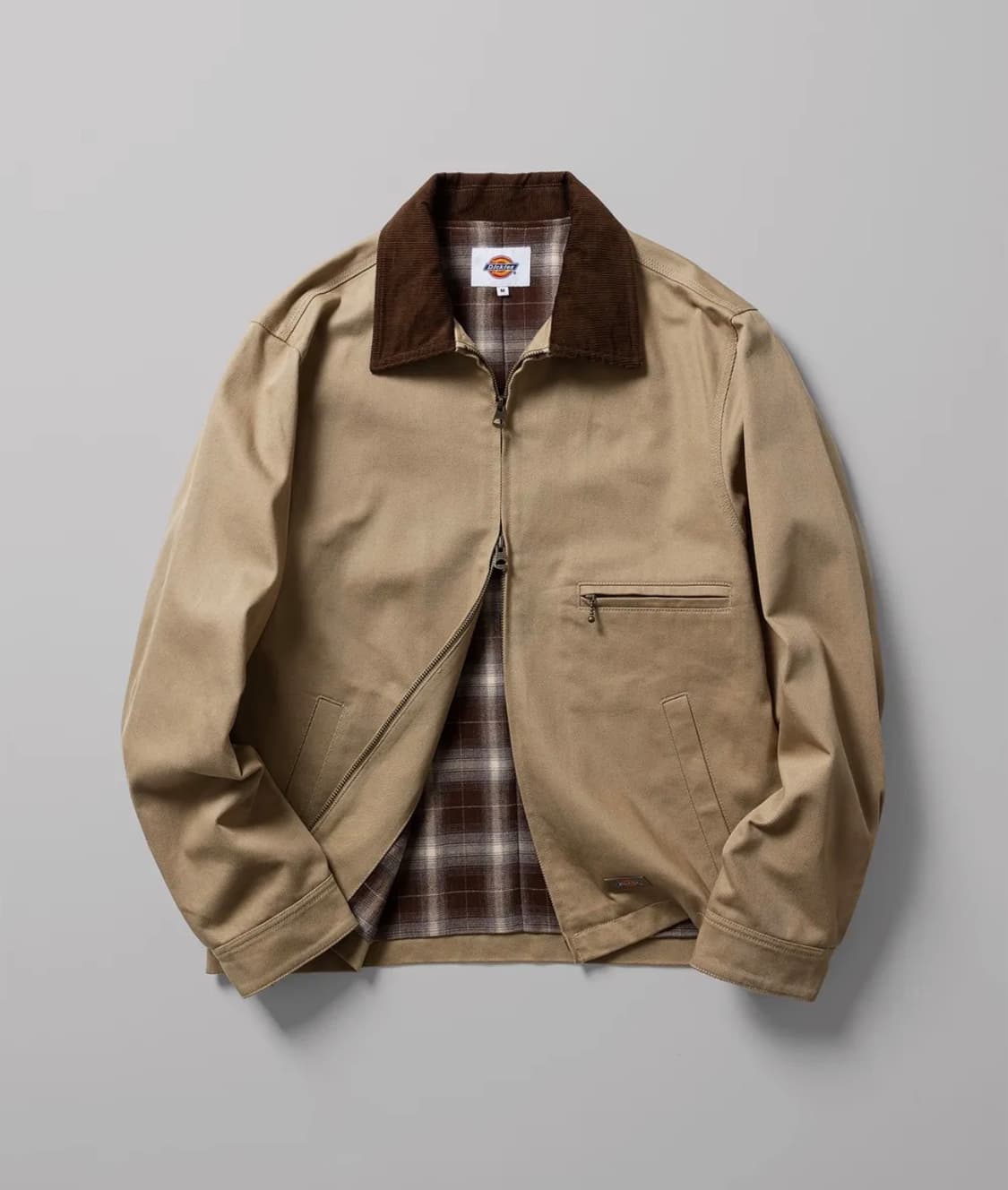 (L) 디키즈 트윌 워크 재킷 Khaki 상품이미지1