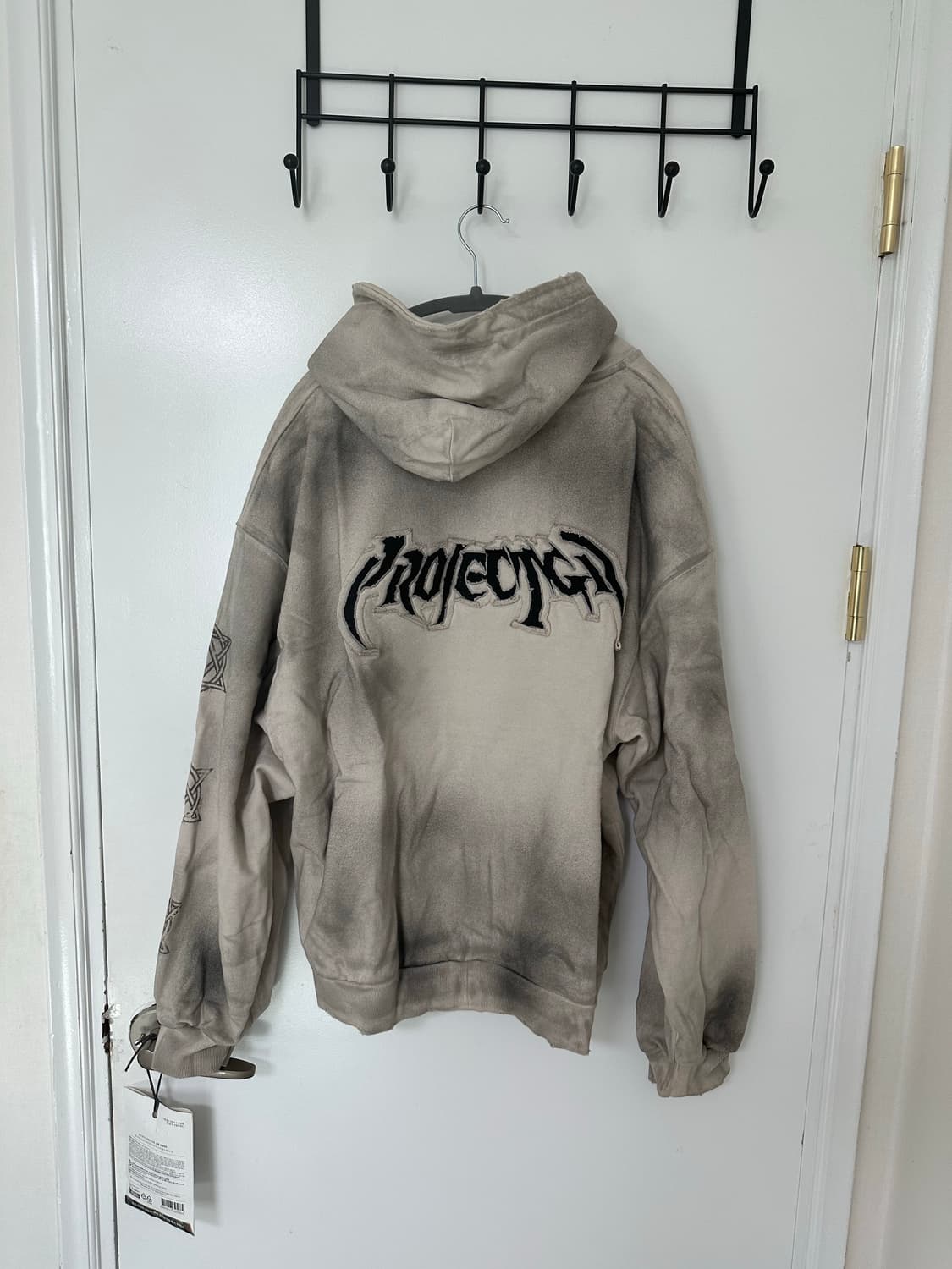 프로젝트 G/R 퓨리어스 로고 아플리케 집 후드 그레이 - 10 꼬르소  상품이미지2