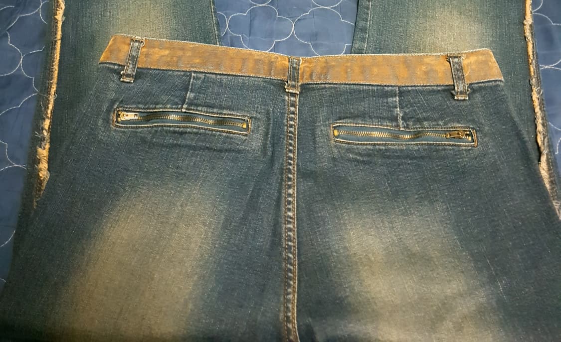 (빈티지) ONG JEANS 워싱 스판 부츠컷 데님진 (30) 상품이미지3