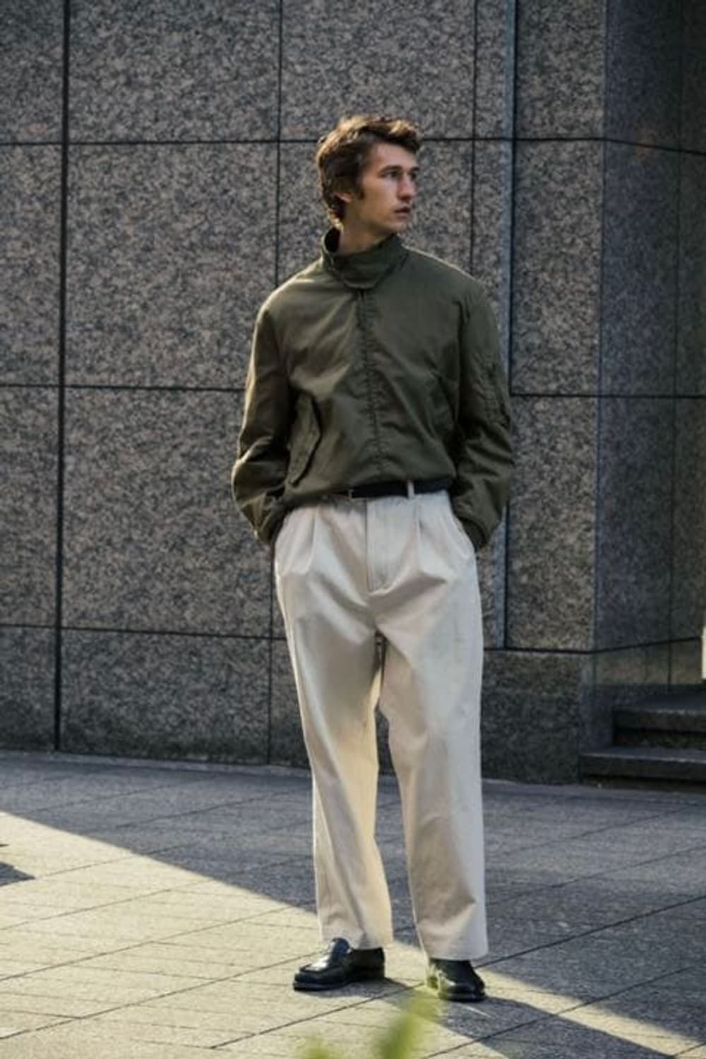 아프레쎄 치노 트라우저 에크루 색상 1사이즈 상품이미지3