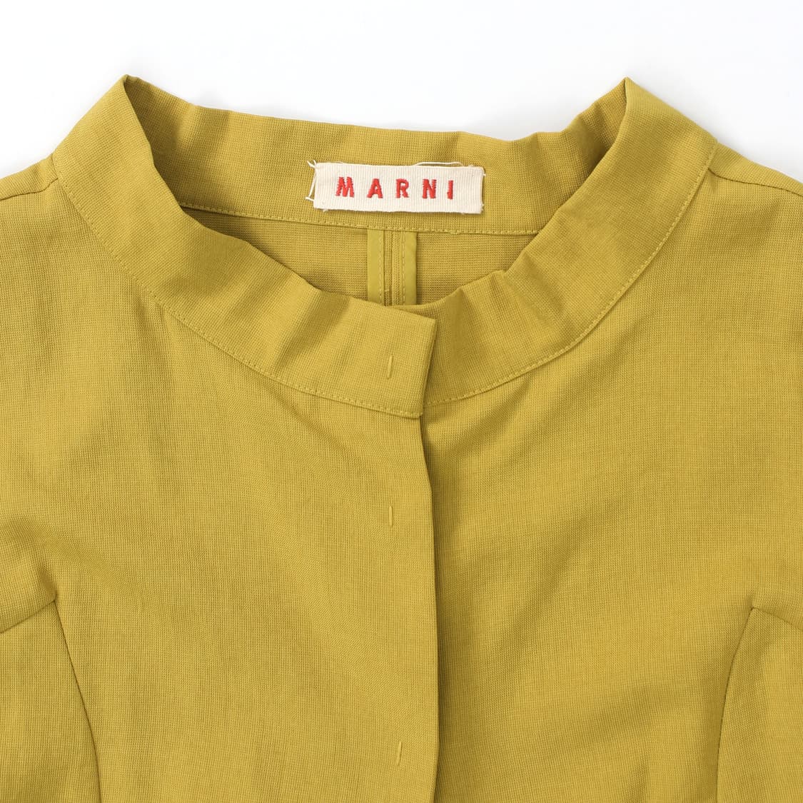 마르니 옐로우 벌룬 7부소매 코튼 면 벨트 자켓 상품이미지4