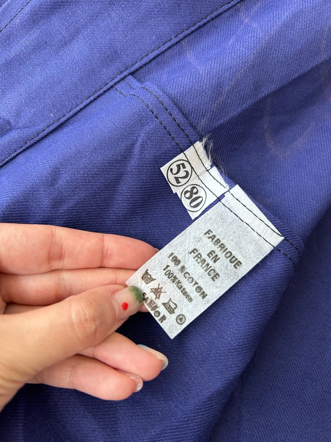 60's Vtg  1848 Sanfor Frech Workwear Jk 상품이미지6