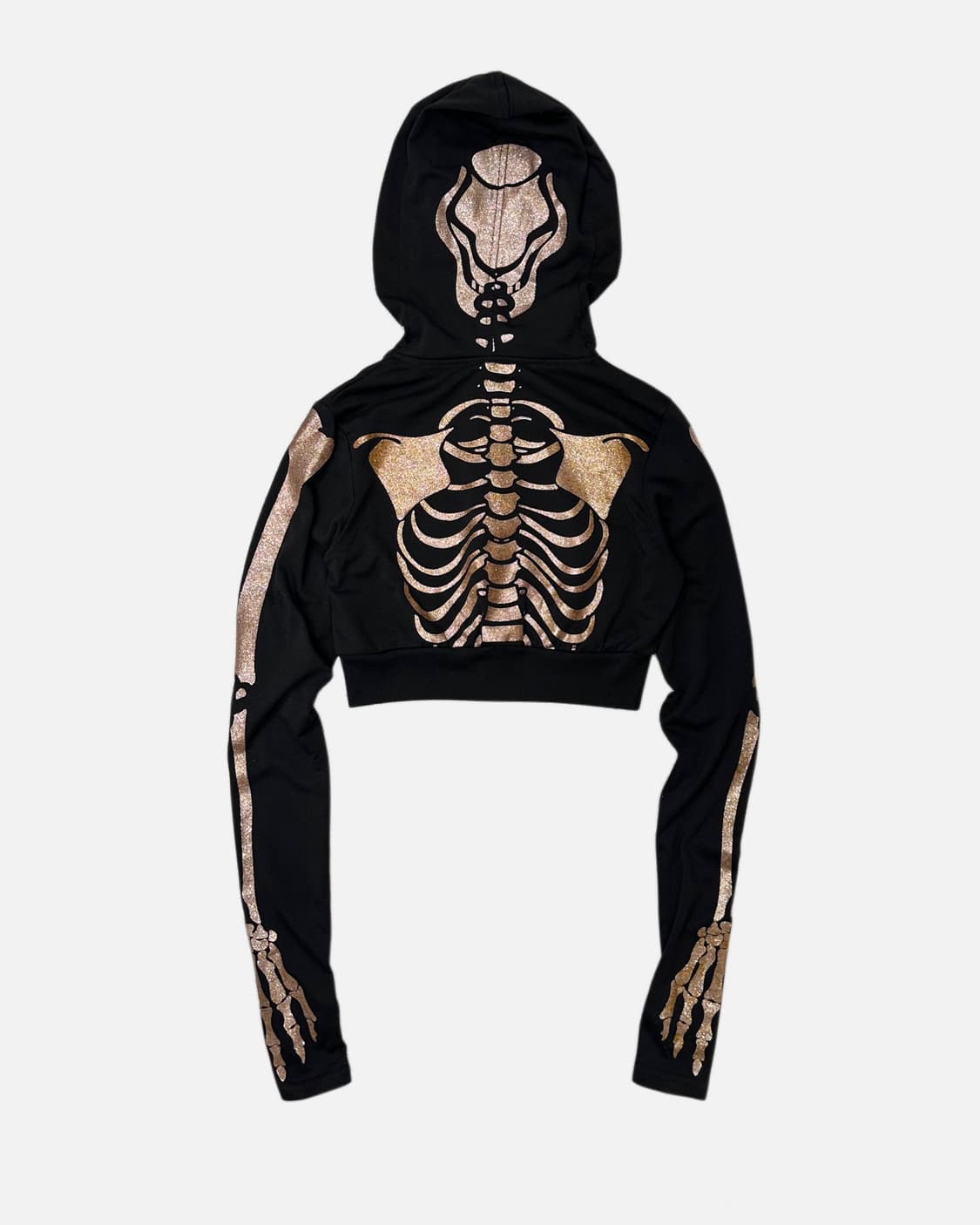 skull born crop hood zip-up 상품이미지5