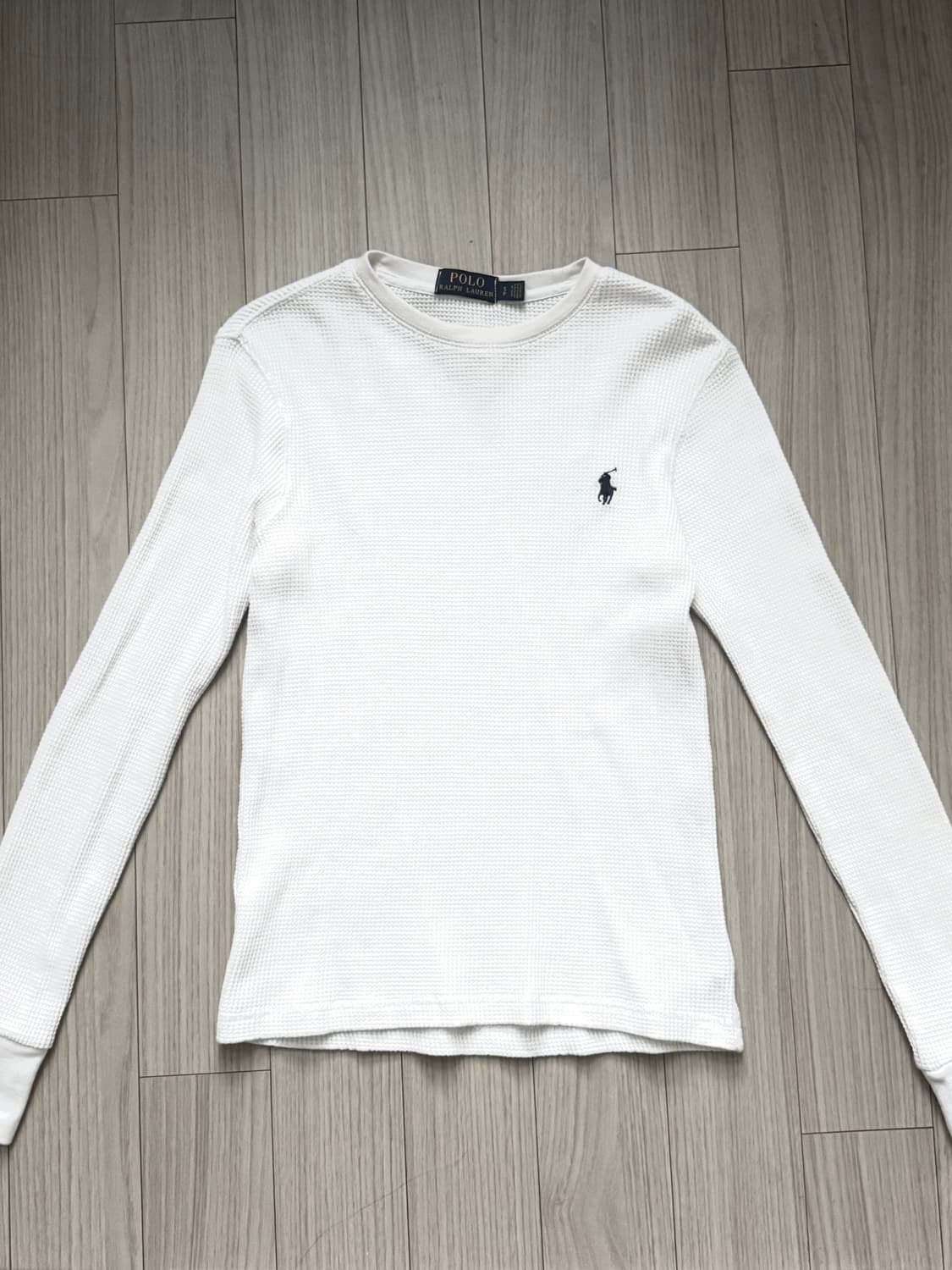 폴로 와플 롱슬리브 상품이미지1