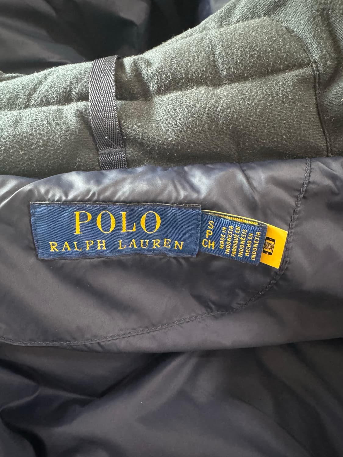 폴로 랄프로렌 네이비 패딩 S 상품이미지3