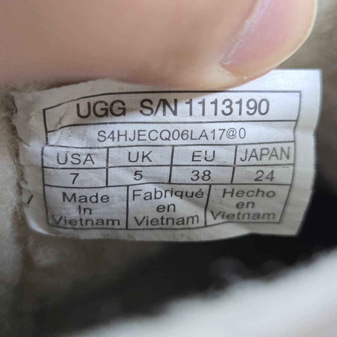 240 UGG 미국어그 클리어 미니 베이지 방수어그 상품이미지10