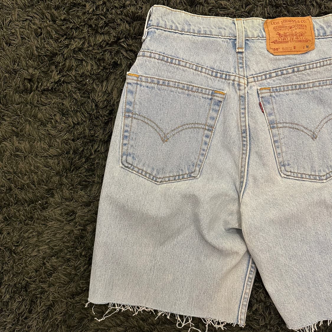 (29inch) 빈티지 리바이스 데님 쇼츠 청 반바지 상품이미지3