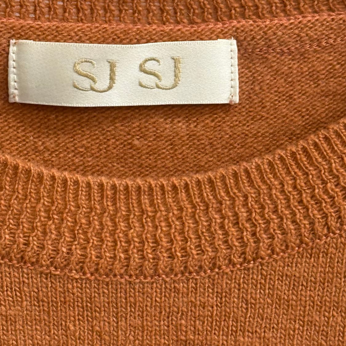 한섬 SJSJ fond 1997 배색 캐시미어 니트 os 상품이미지2