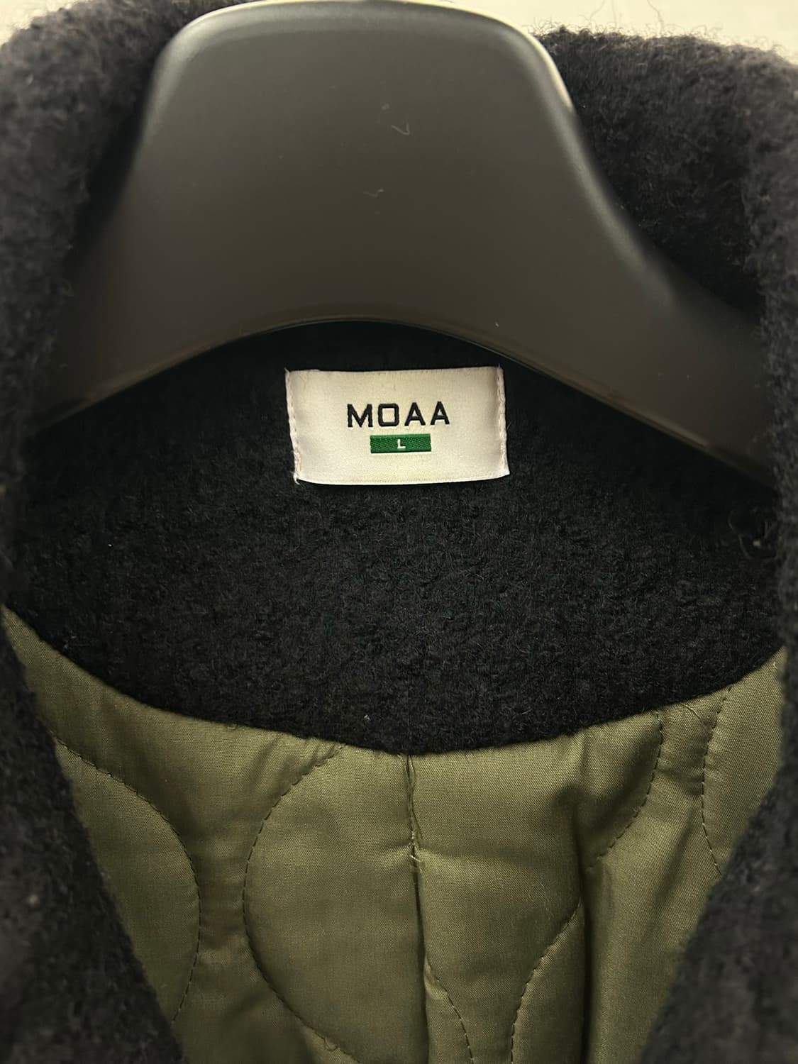 MOAA(모아) 블랙 울 포켓 자켓 상품이미지5