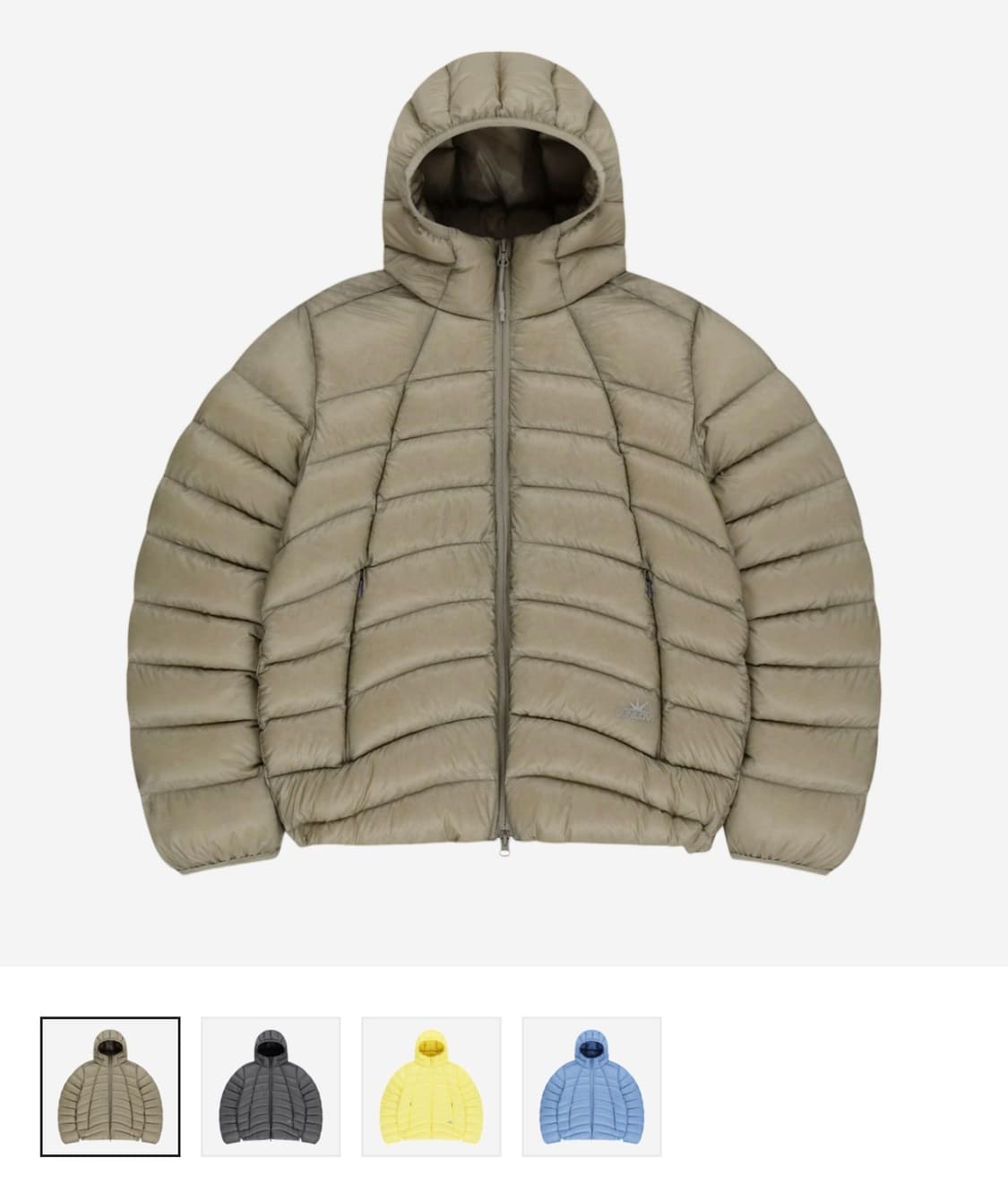 썬러브 경량패딩 스톤 L 택포 새상품 상품이미지1