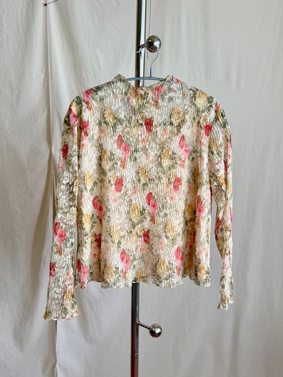 플라워 레이스 블라우스 (JPN) 상품이미지5