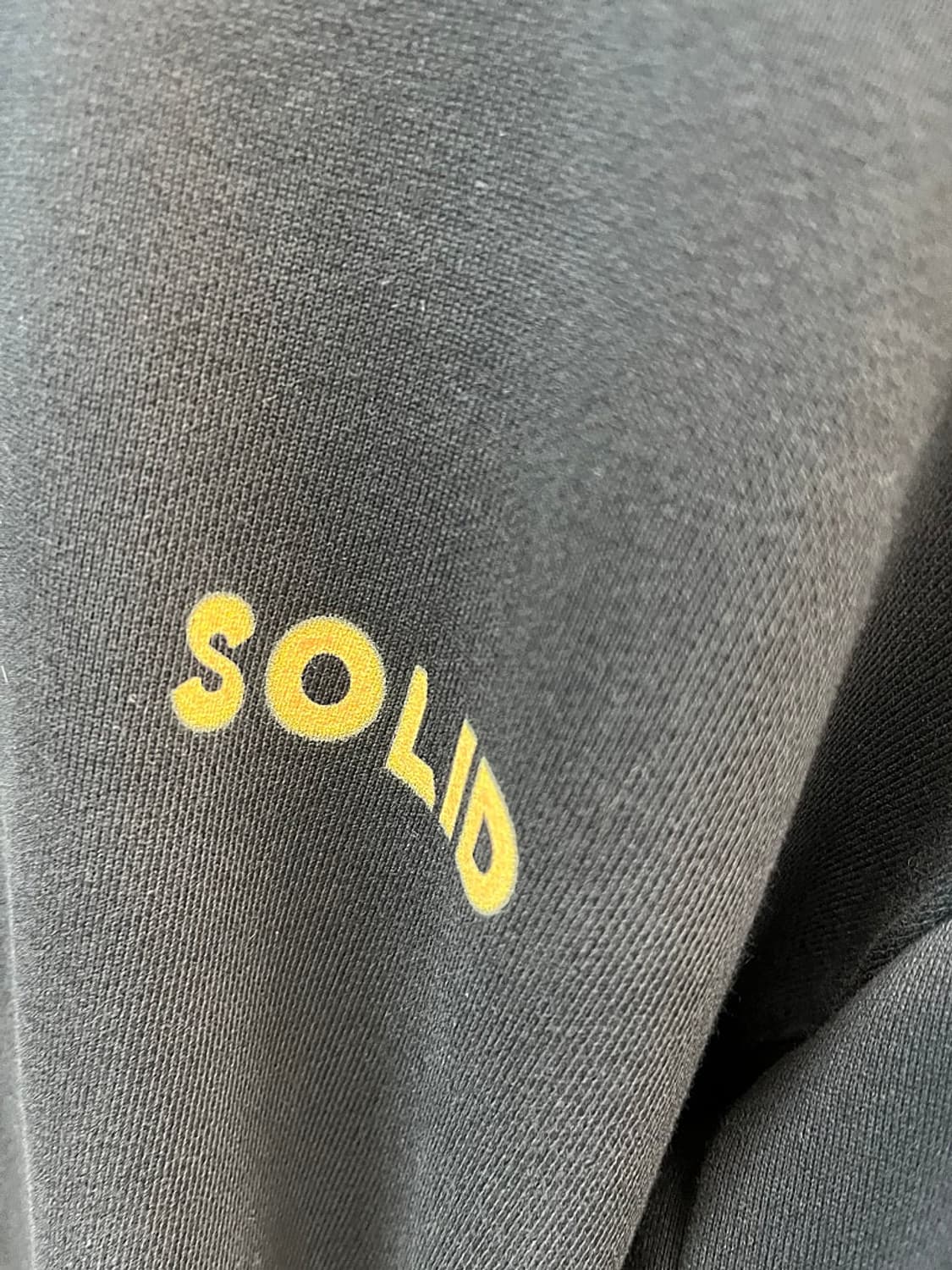 100) 솔리드옴므 로고 오버 맨투맨  상품이미지5