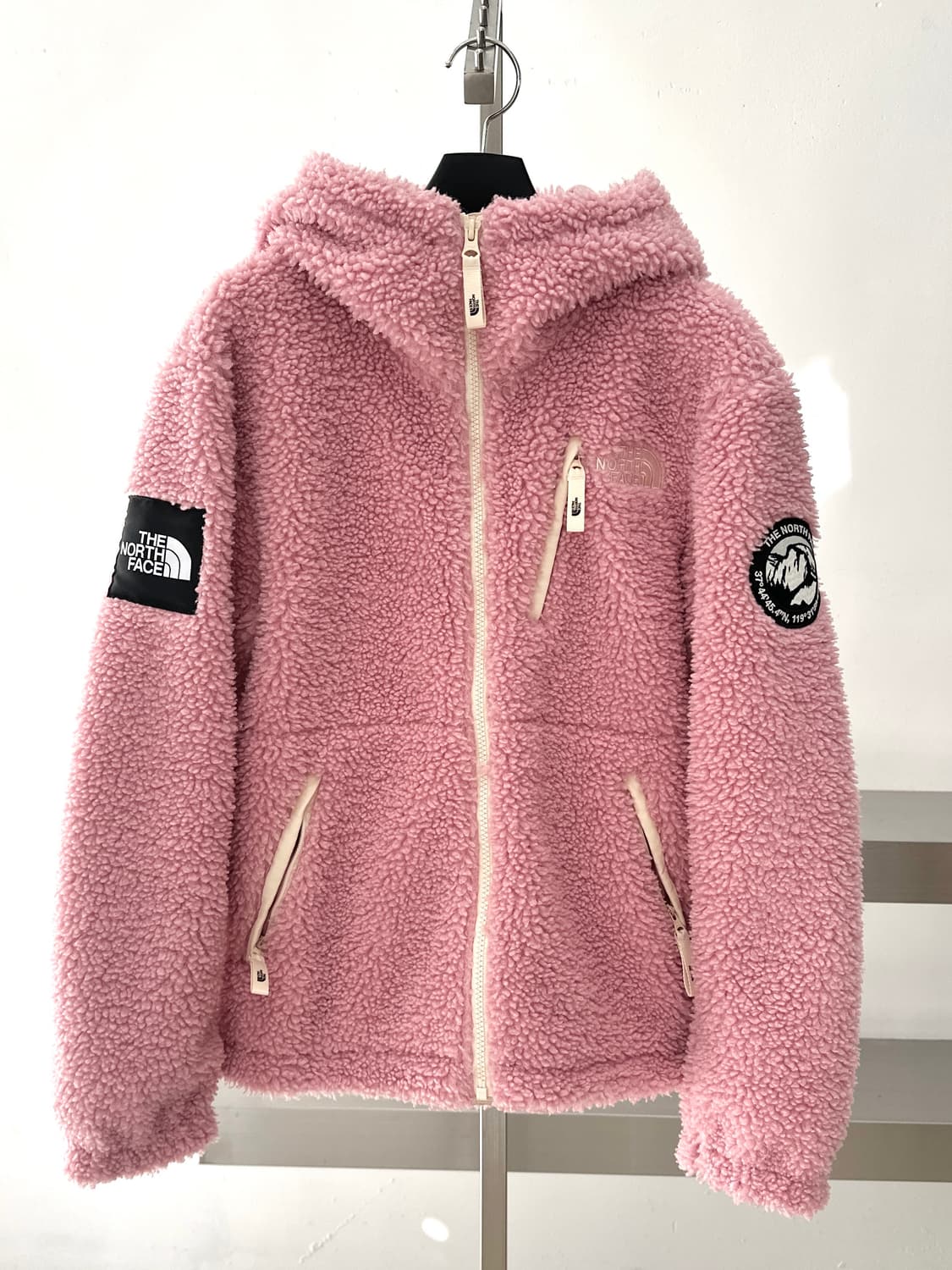 노스페이스 베이비핑크 플리스 후드집업  상품이미지4