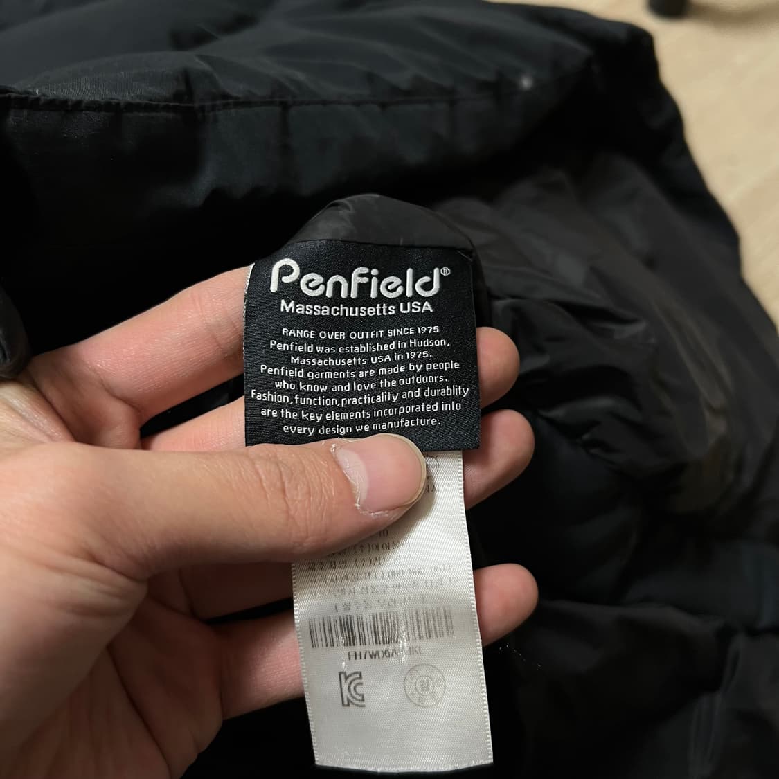 펜필드 덕다운 후드 롱패딩 점퍼 [블랙] L/100 상품이미지5