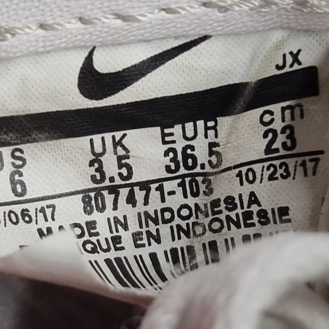 나이키 코르테즈 흰빨파 여성스니커즈230 상품이미지6