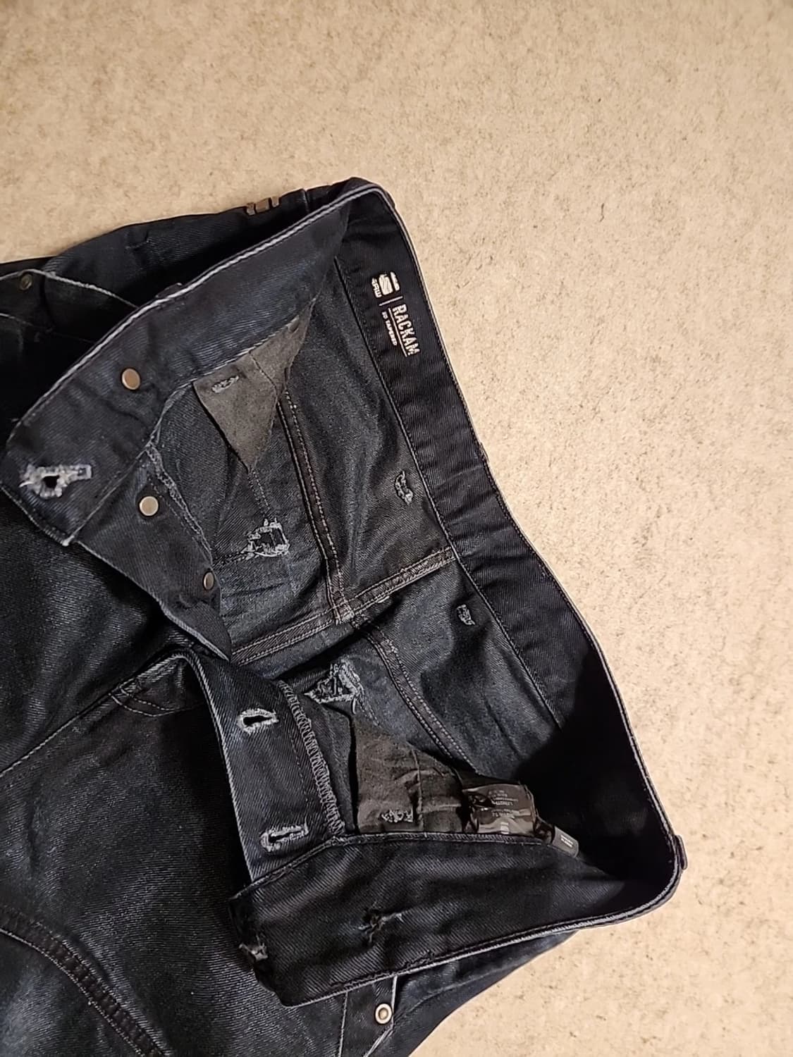 지스타 로우 랙컴 3D 테이퍼드 진 상품이미지5