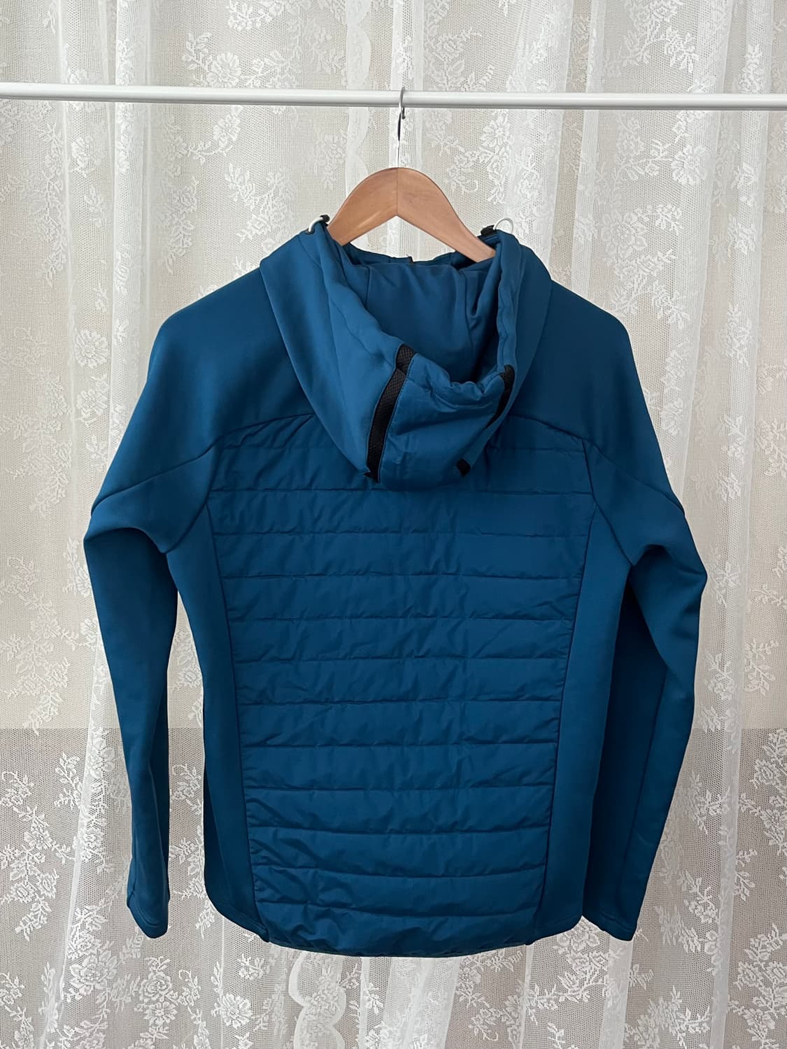 95) 다이나핏 경량패딩 기모 후드집업 블루 상품이미지2