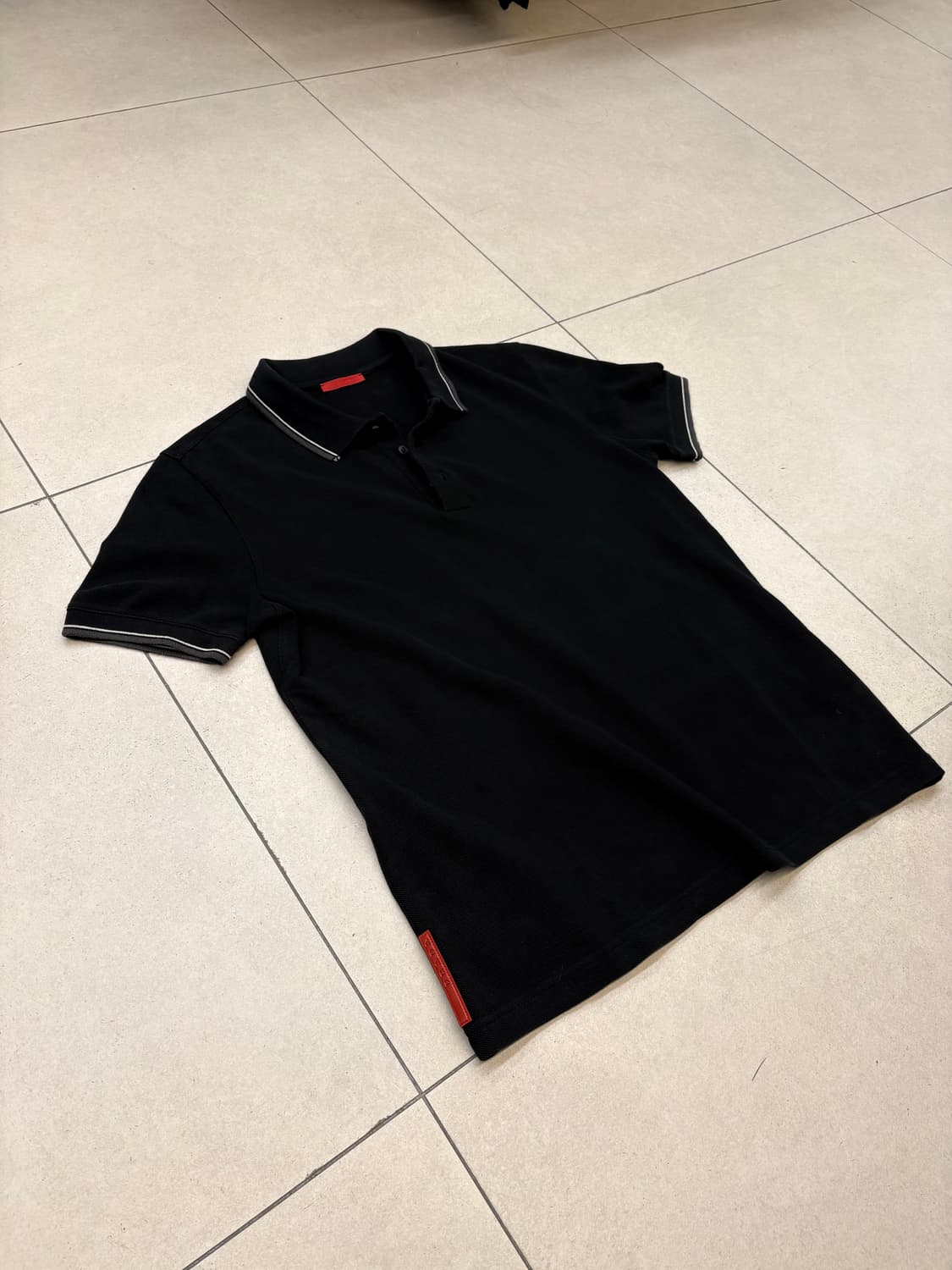 프라다 스포츠 코튼 카라티 상품이미지2