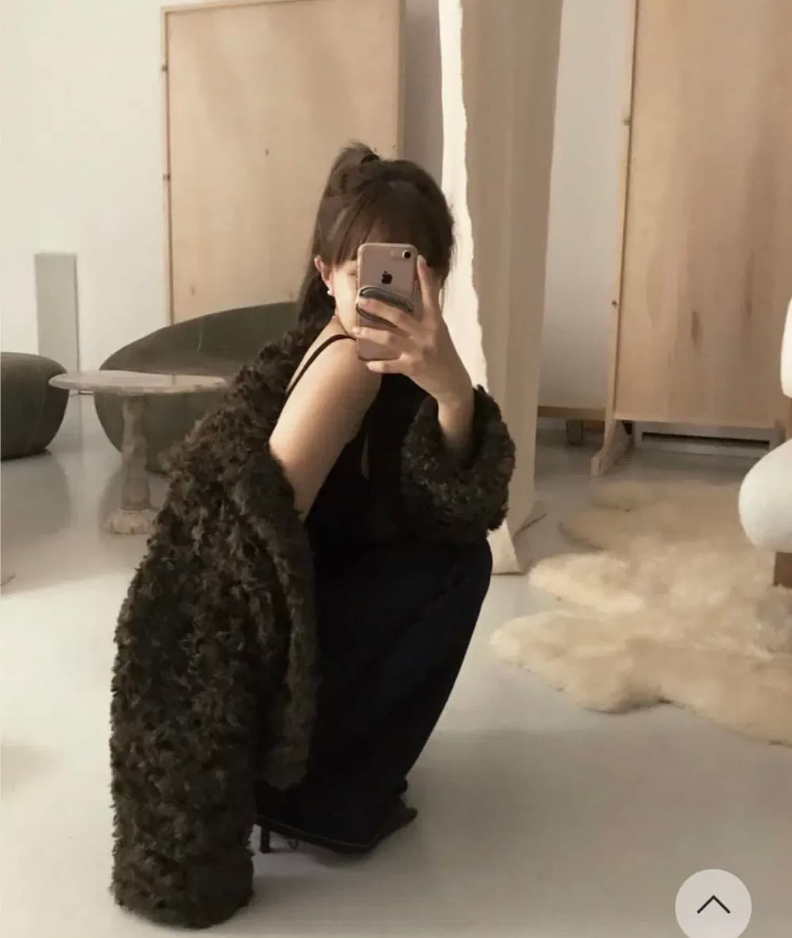 클라우드이모션 젠 퍼 자켓 브라운 상품이미지2