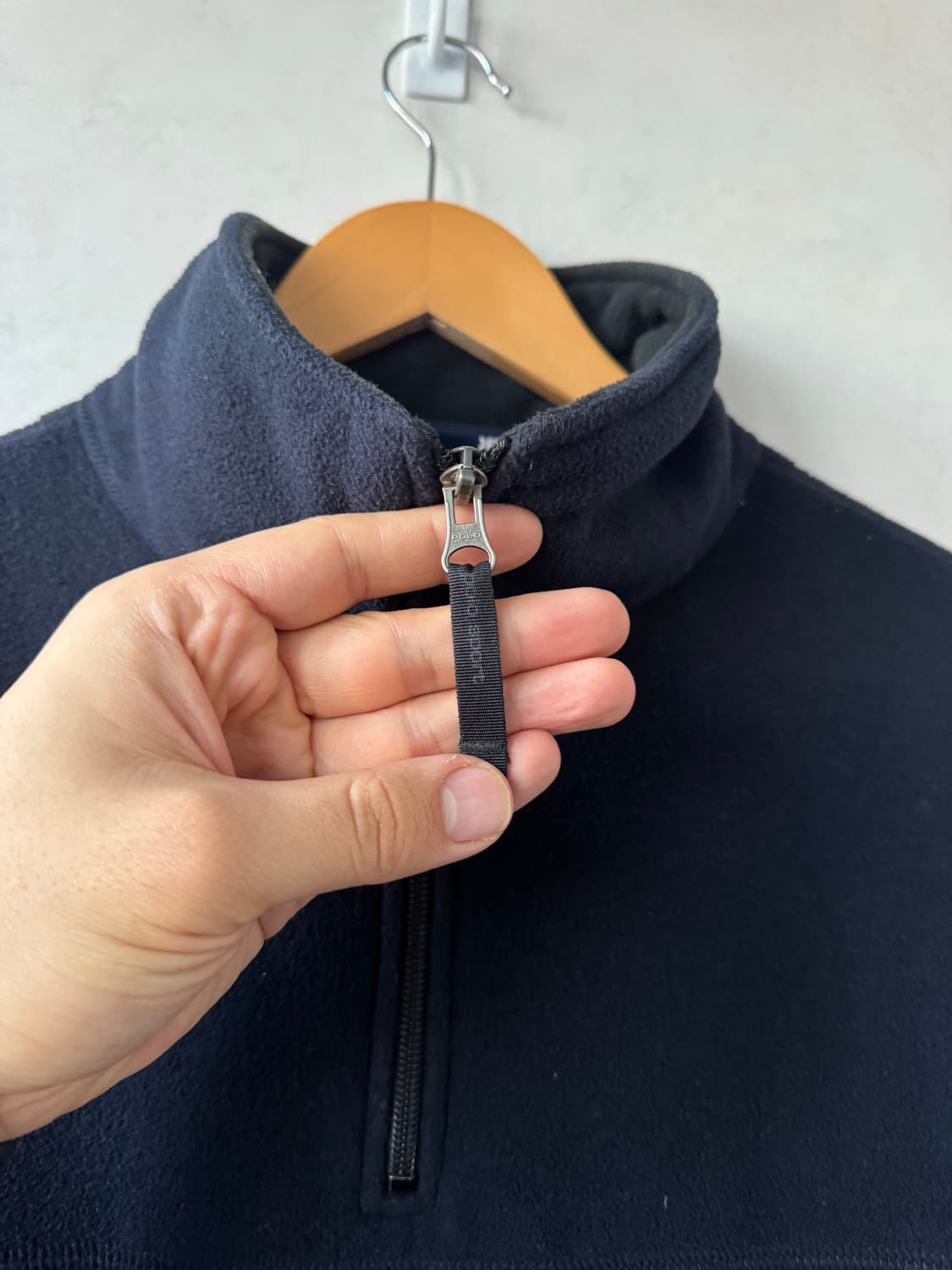 90s 폴로 스포츠 반집업 후리스 상품이미지5