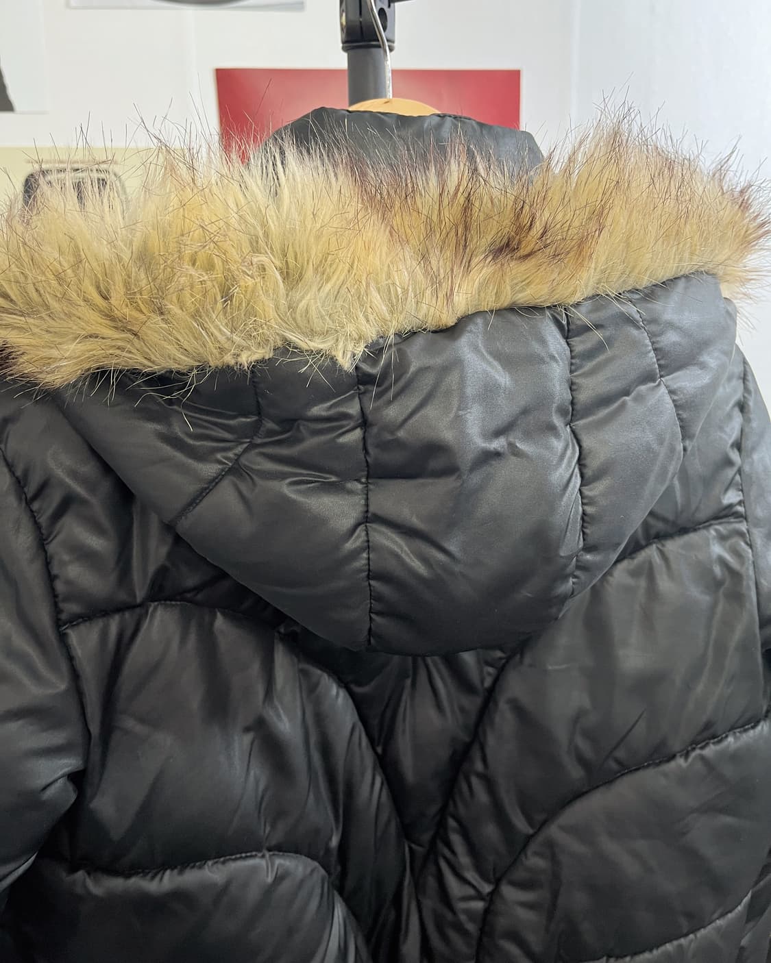 올드 빈티지 퍼 크롭 패딩 점퍼 상품이미지7