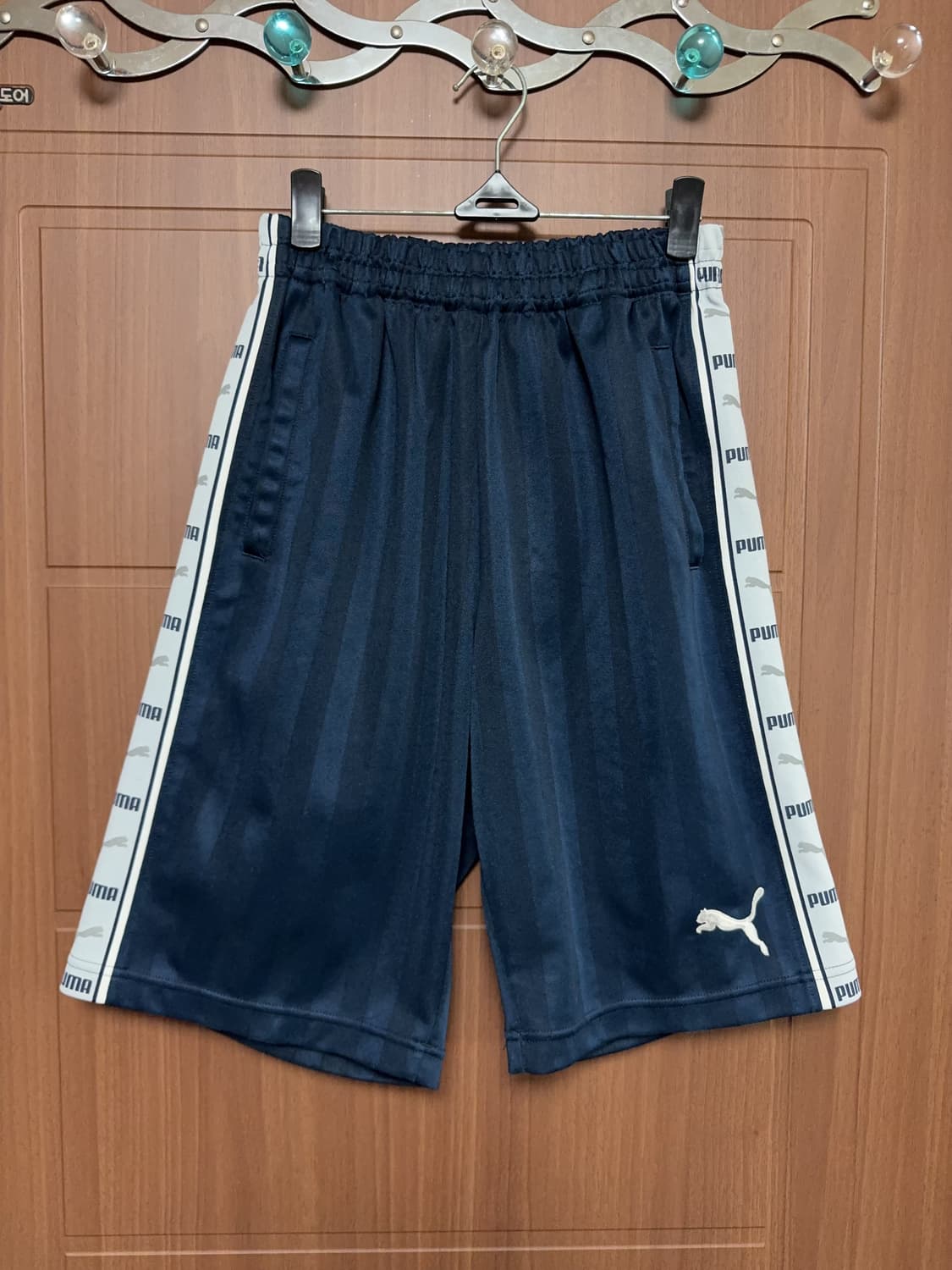일본 빈티지 서브컬쳐 아노깔 puma 푸마 네이비 트랙 하프팬츠 상품이미지1