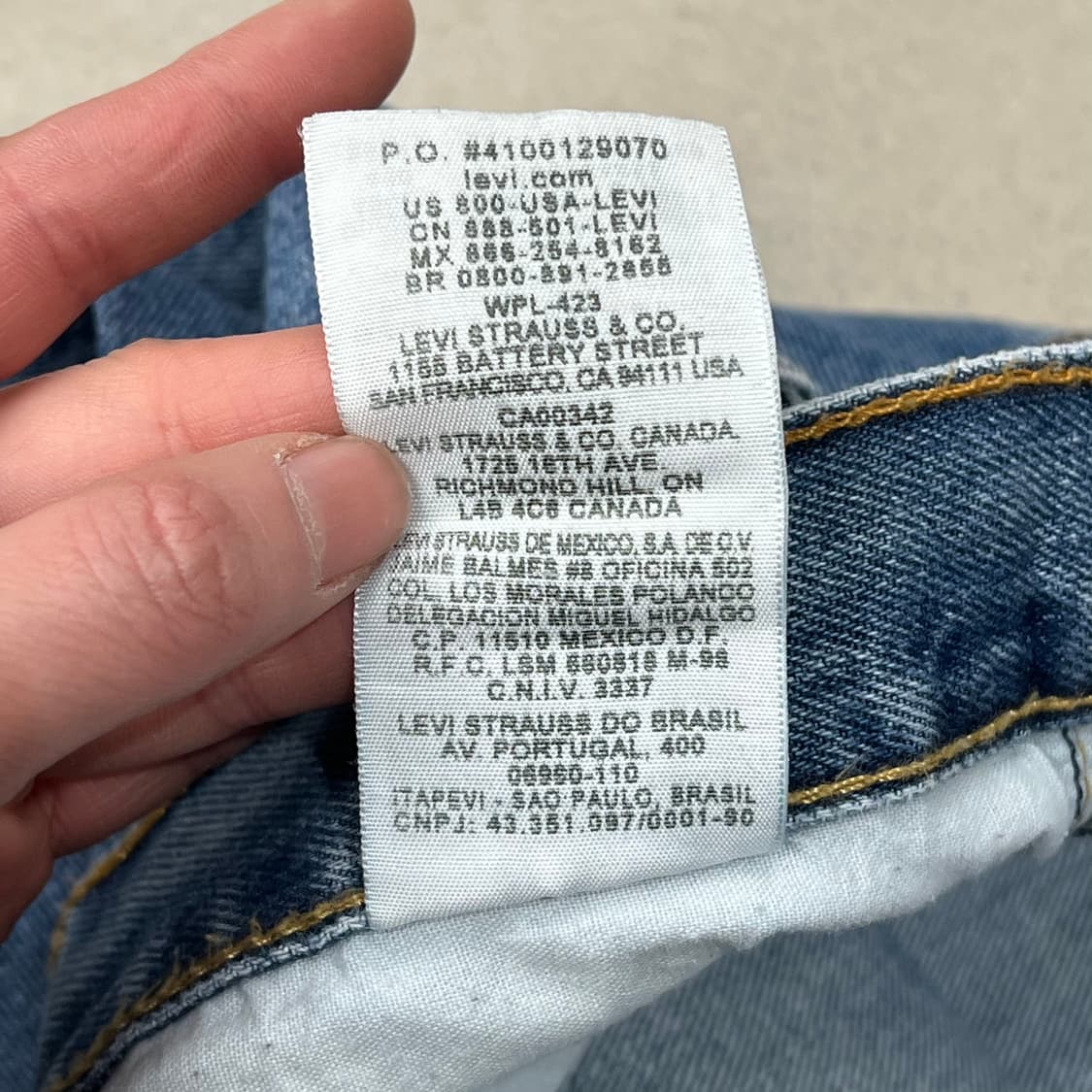 리바이스 550 데님팬츠 s09596 상품이미지9