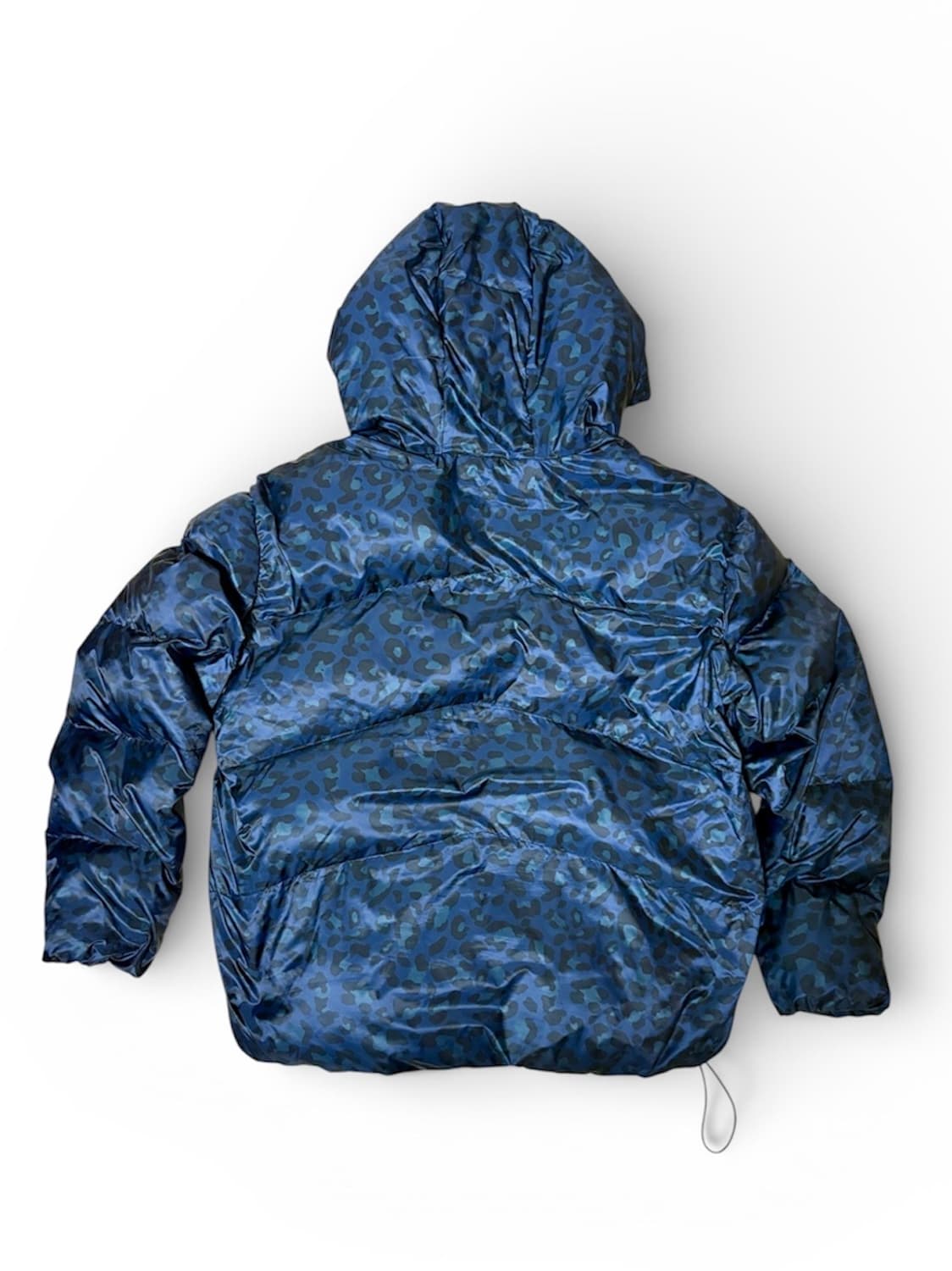 Reebok 리복 스몰 와펜 후드 숏 푸퍼(W) 레오파드 패딩 재킷 L  상품이미지2