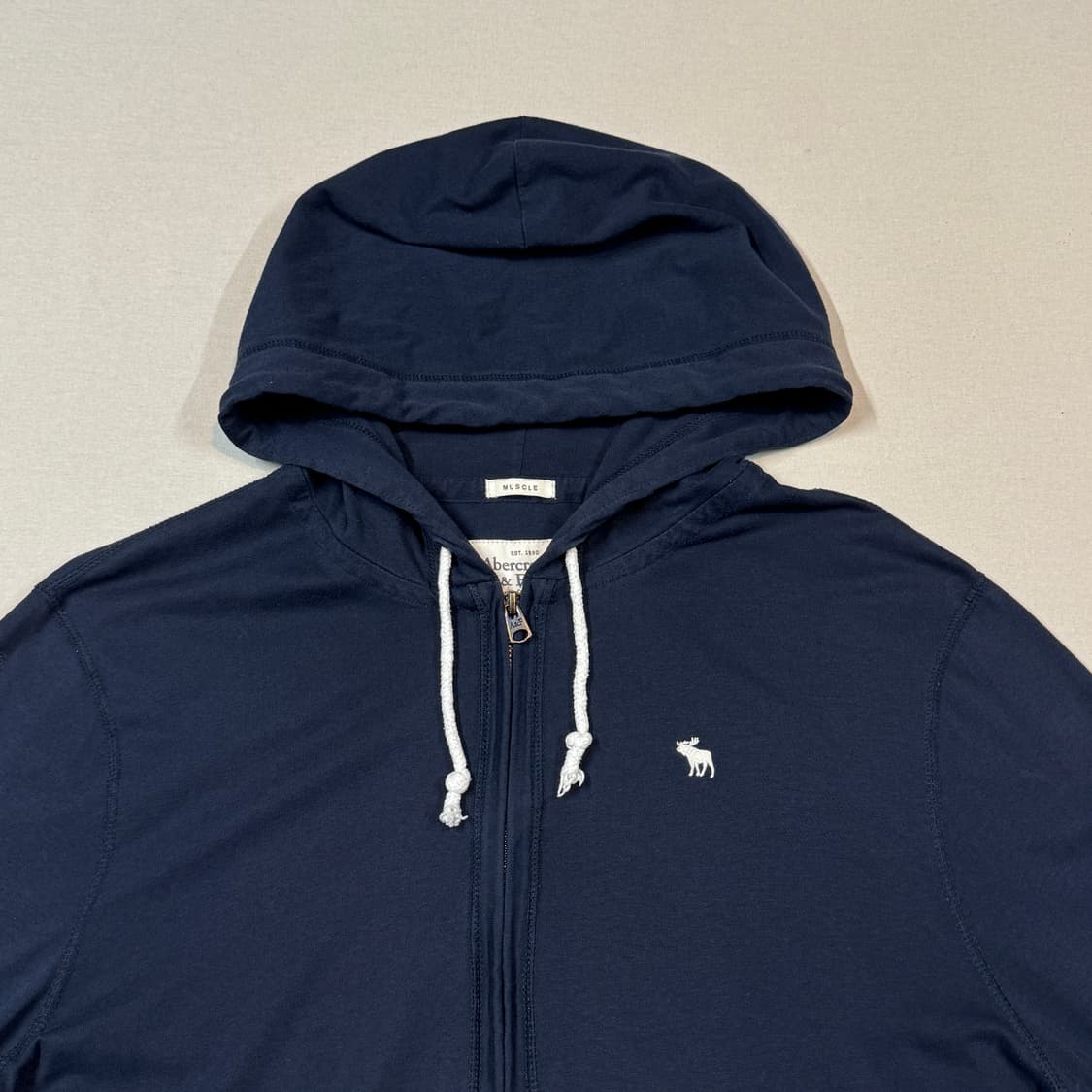 XL) 아베크롬비 롱슬리브 후드집업 얇은 두께감 상품이미지3