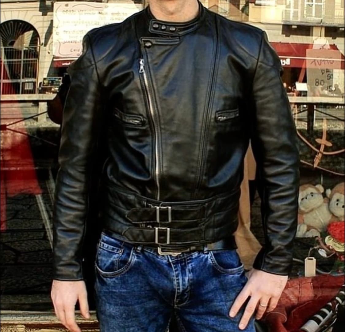 Harro - 70s 바이커 자켓 상품이미지10