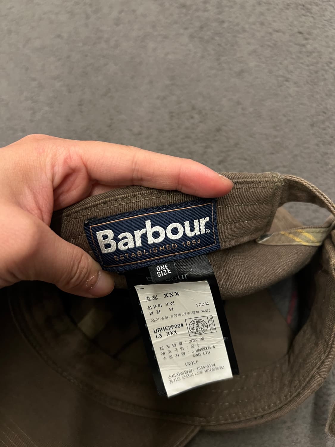 바버 캐스케이드 캡 처분  상품이미지3