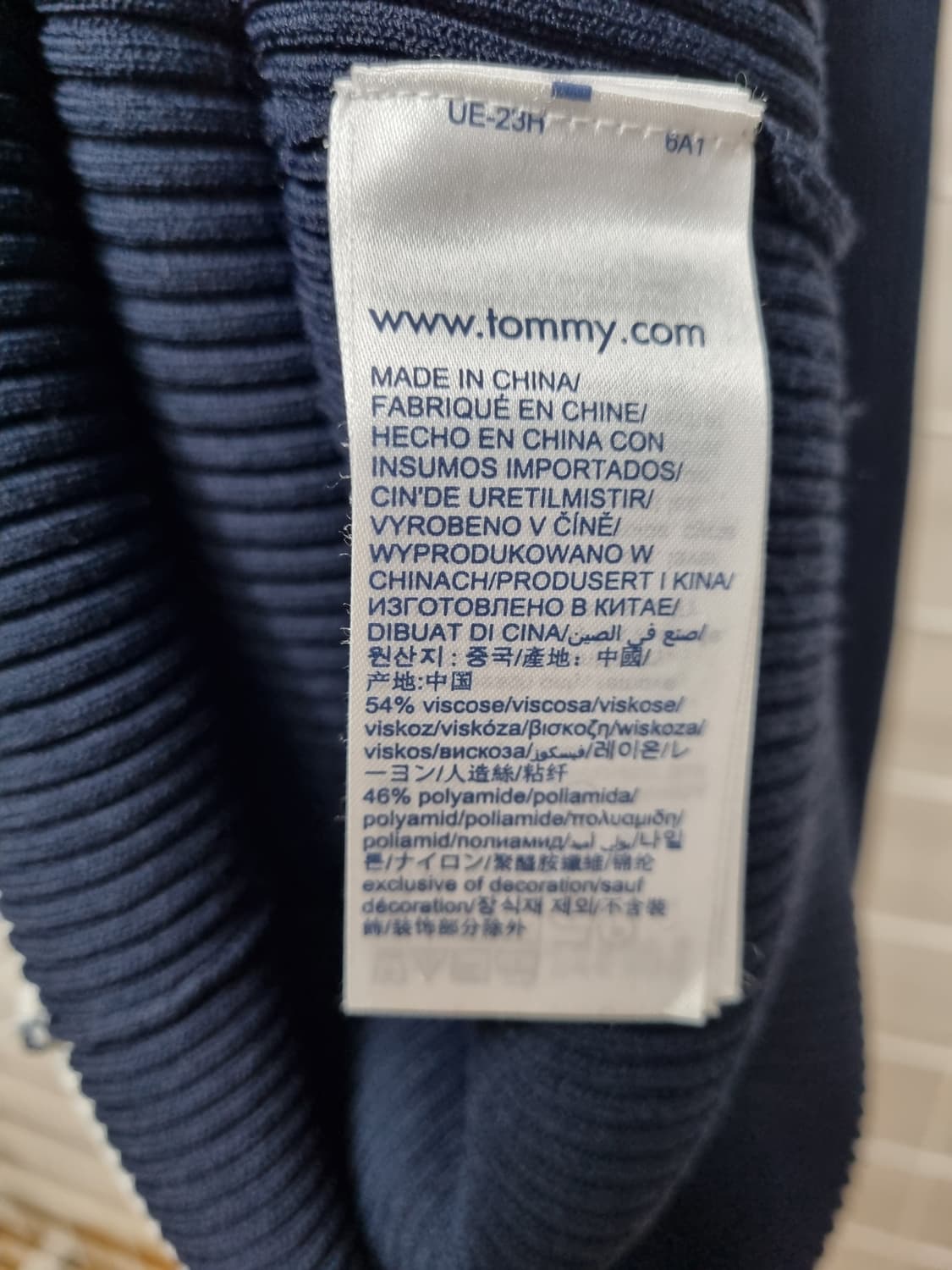 (택포) 타미힐피거  니트원피스 (네이비) 새상품급 상품이미지7