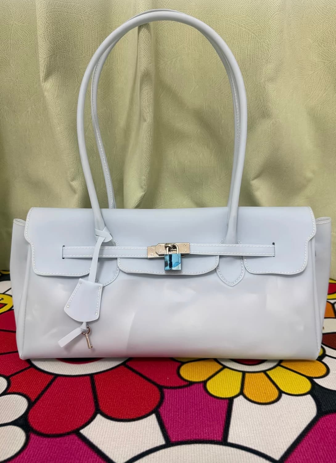 젤리버킨백/jelly firkin bag (baby blue) 상품이미지1