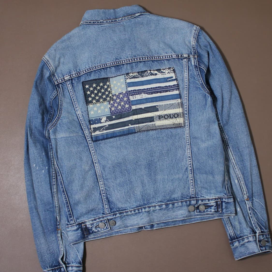 Polo 폴로 랄프로렌 큐알신형 성조기 데님자켓 상품이미지1