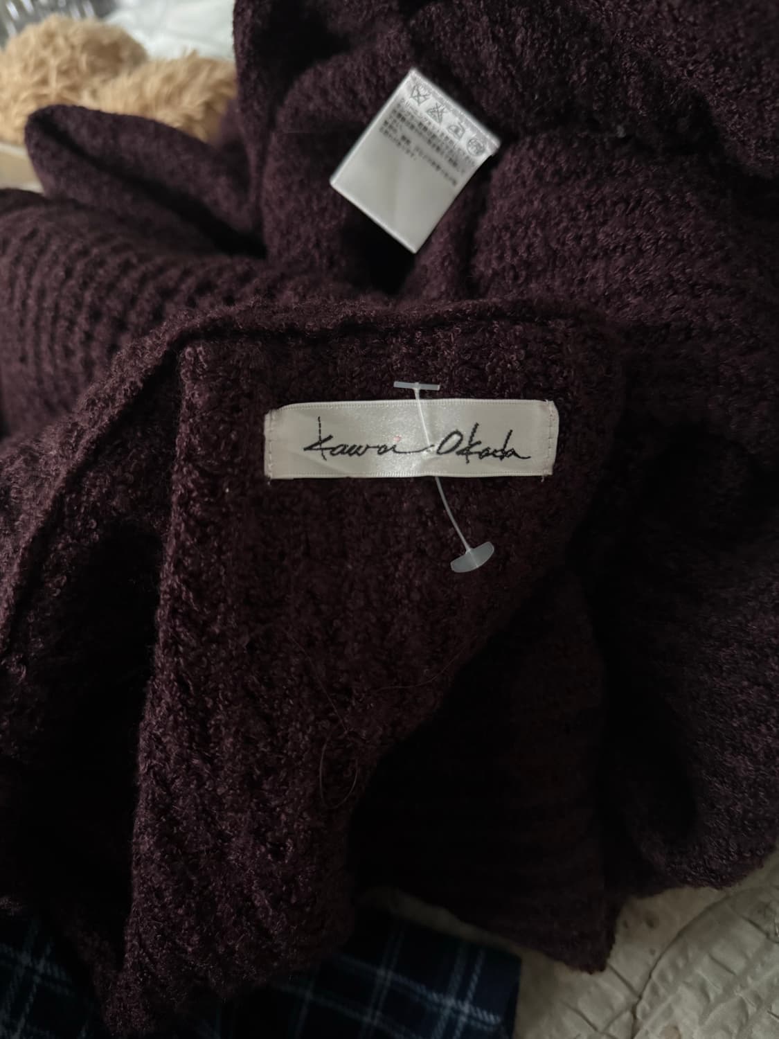 kawa okada 니트 가디건 상품이미지5