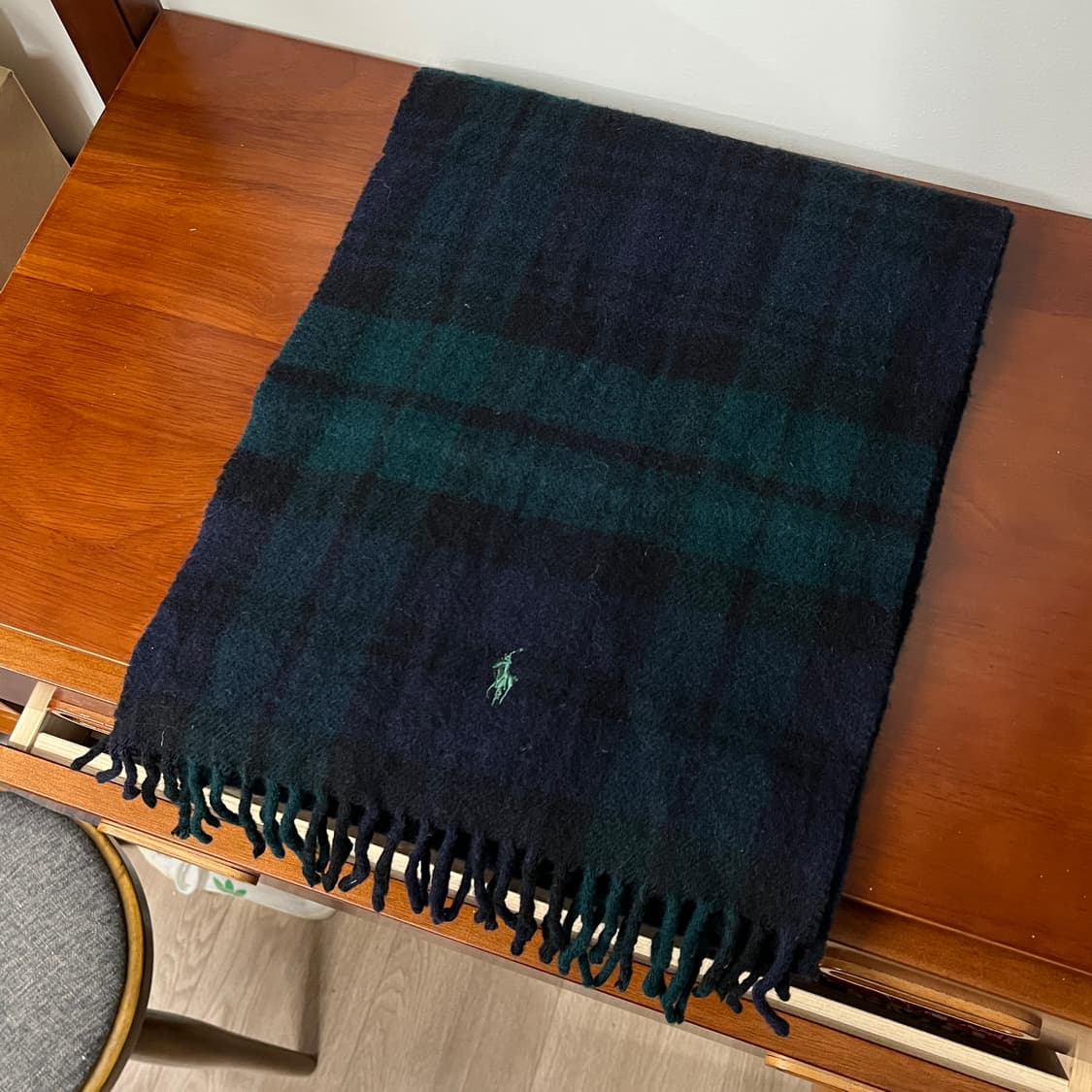 폴로 랄프로렌 90's 램스울 머플러 (스코틀랜드제 ) 상품이미지9