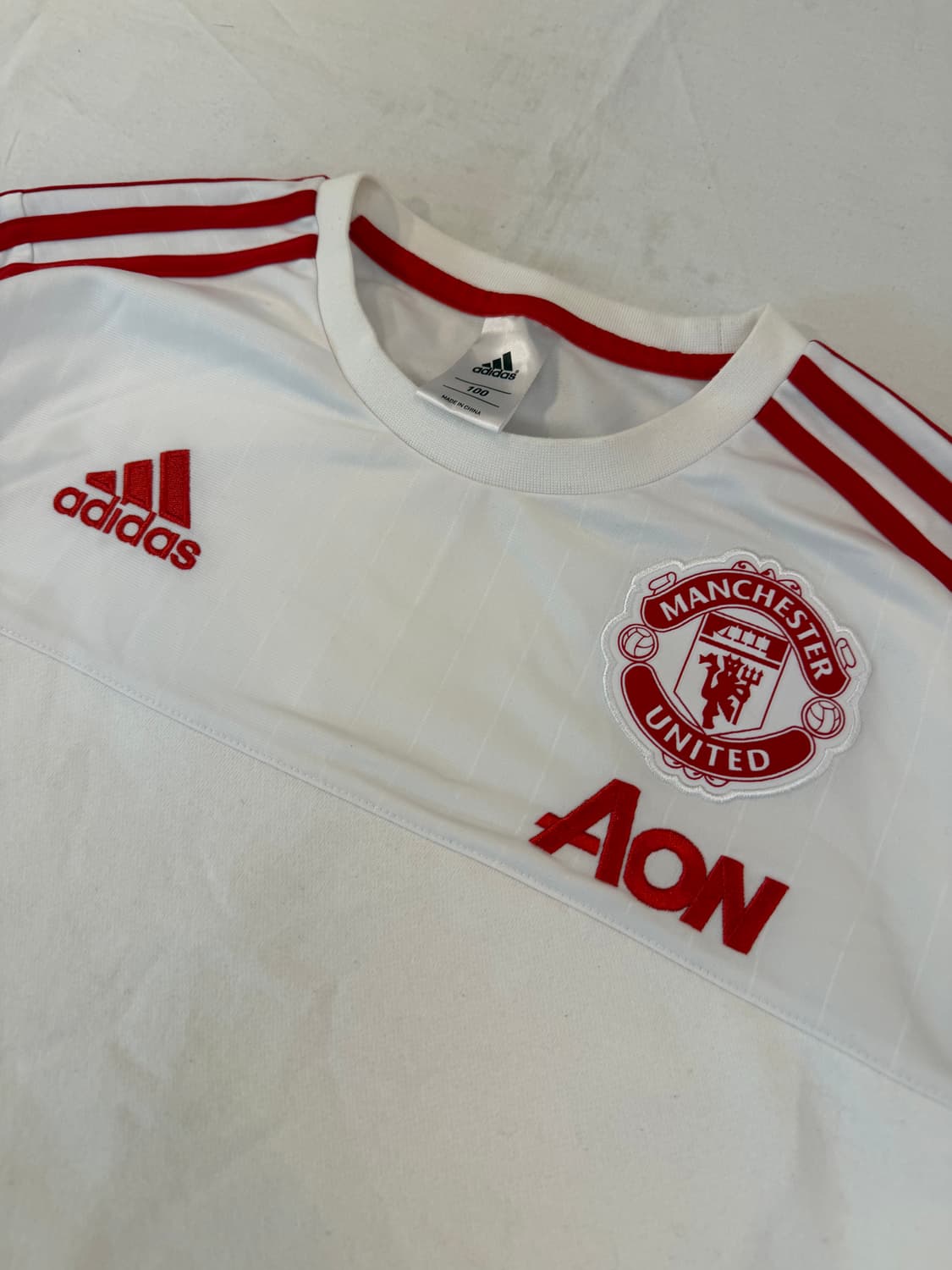 대장급 아디다스 맨유 드릴탑 져지 흰빨 상품이미지2