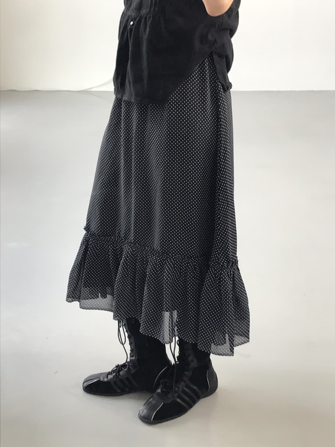 Voltage Dotted Midi Skirts 개인결제창 상품이미지2