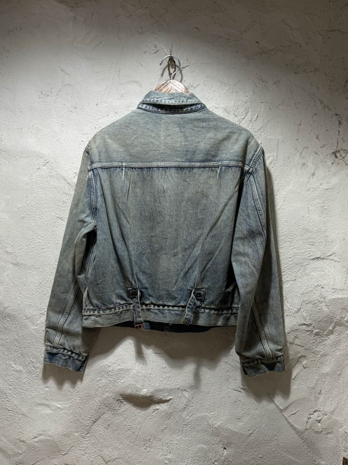 바우와우 Bowwow 블랭킷 라인드 에이징 가공 데님 재킷 상품이미지2