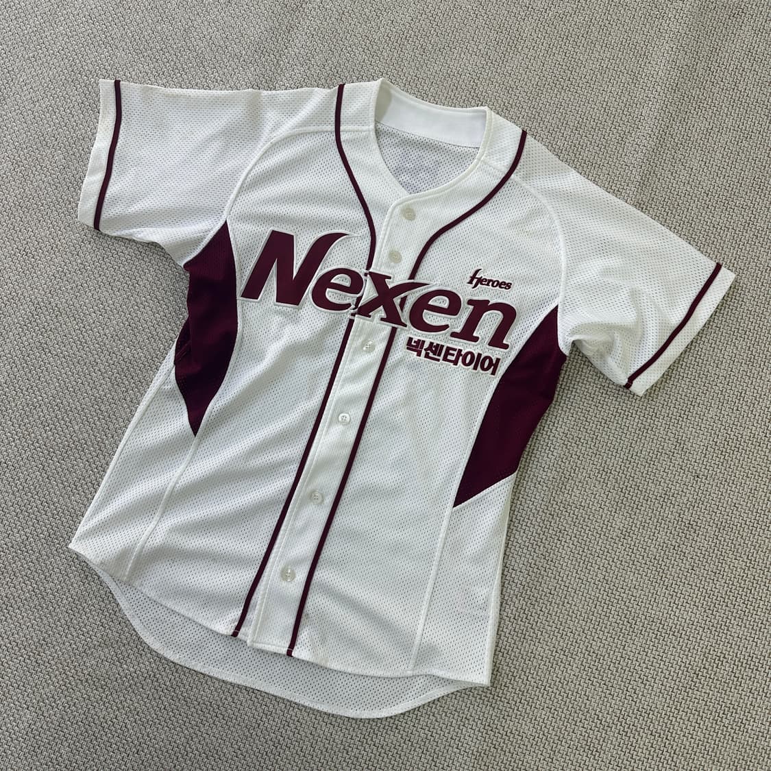 100 넥센 히어로즈 홈 야구 유니폼 0416D 상품이미지1